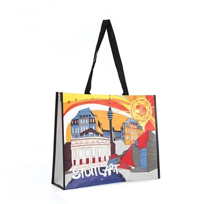 Pārstrādājiet pudeles materiālu Iepirkumu soma Tote Bag