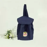 Plecu somas rūpnīcas piegādēm melnas vai baltas izvelkamas audekla plecu somas